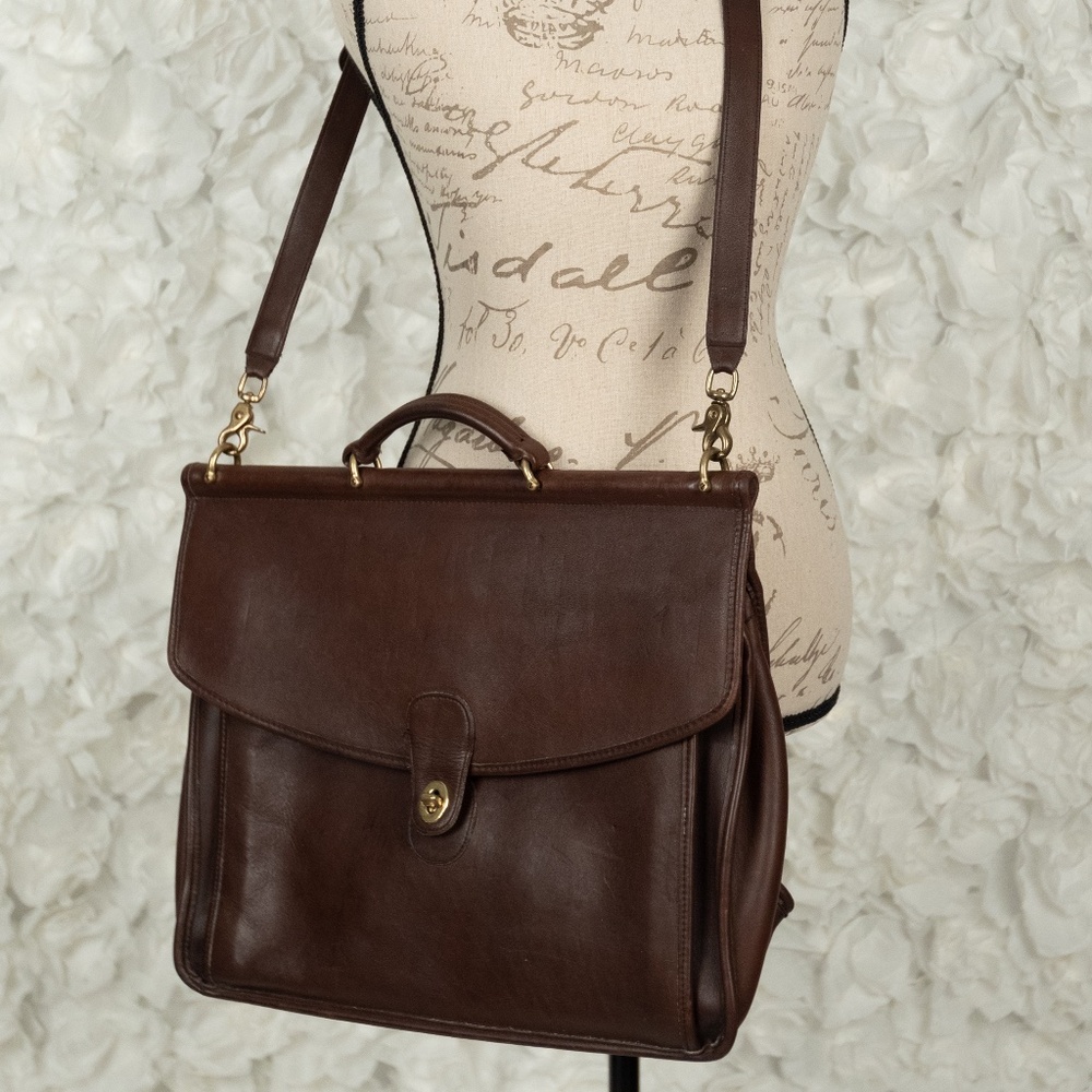 Coach Vintage Beekman Briefcase, Burgundy leather